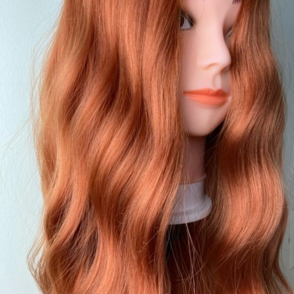 Orange  Middle Part Wig - Picture 8 of 12
